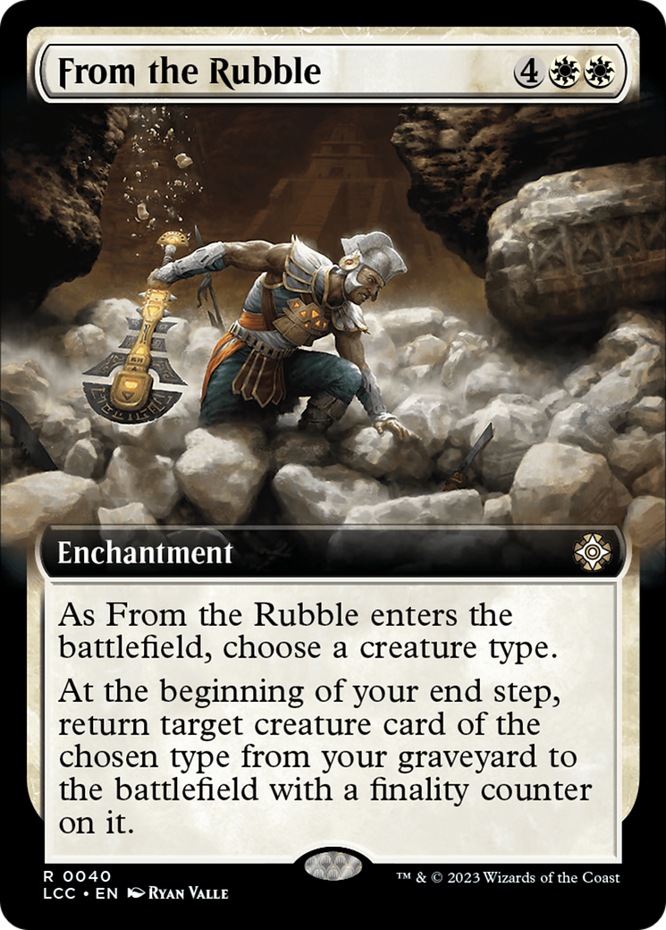 From the Rubble (Extended Art) [The Lost Caverns of Ixalan Commander] | Empire Gaming NC