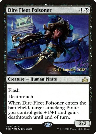 Dire Fleet Poisoner [Rivals of Ixalan Promos] | Empire Gaming NC