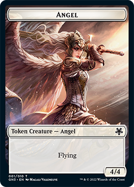 Zombie // Angel Double-Sided Token [Game Night: Free-for-All Tokens] | Empire Gaming NC