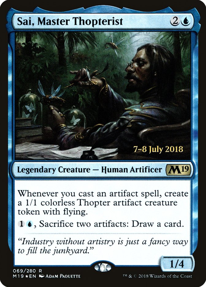 Sai, Master Thopterist [Core Set 2019 Promos] | Empire Gaming NC