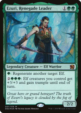 Ezuri, Renegade Leader [Duel Decks: Elves vs. Inventors] | Empire Gaming NC