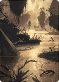 Murkwater Pathway Art Card [Zendikar Rising Art Series] | Empire Gaming NC