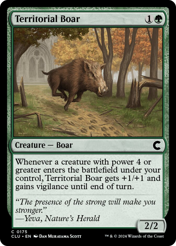 Territorial Boar [Ravnica: Clue Edition] | Empire Gaming NC