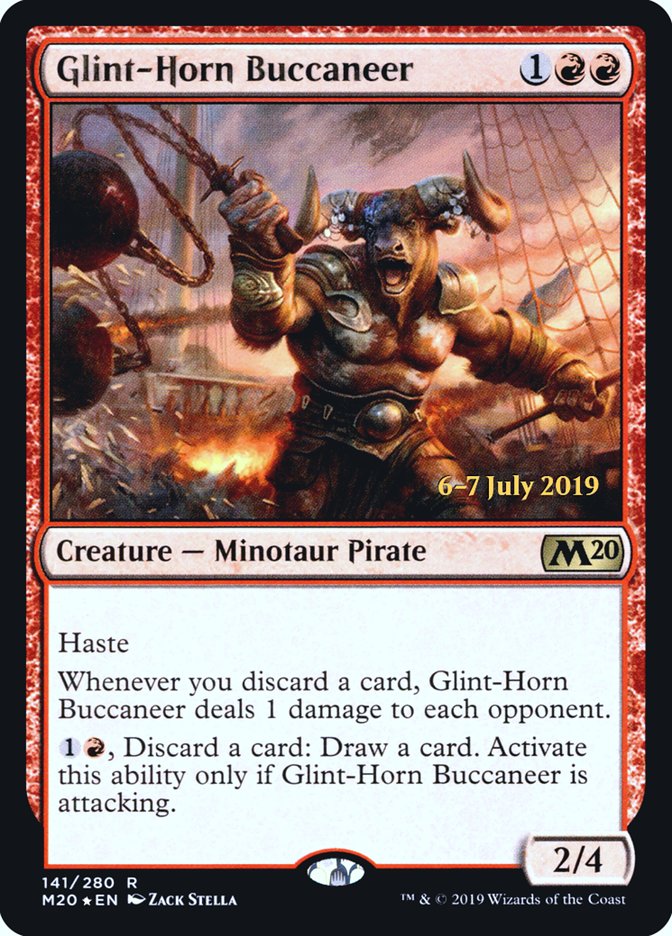 Glint-Horn Buccaneer  [Core Set 2020 Prerelease Promos] | Empire Gaming NC