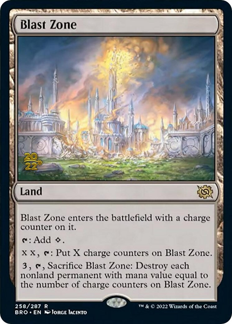 Blast Zone (258) [The Brothers' War: Prerelease Promos] | Empire Gaming NC