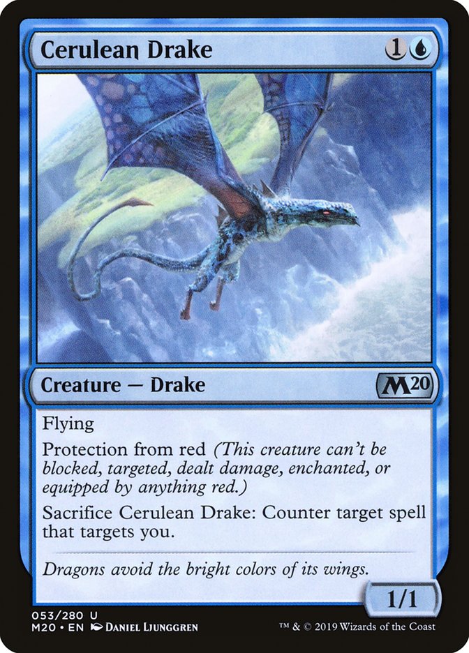 Cerulean Drake [Core Set 2020] | Empire Gaming NC