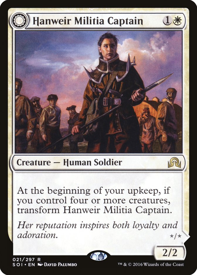 Hanweir Militia Captain // Westvale Cult Leader [Shadows over Innistrad] | Empire Gaming NC