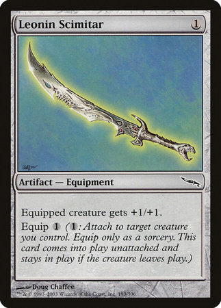 Leonin Scimitar [Mirrodin] | Empire Gaming NC