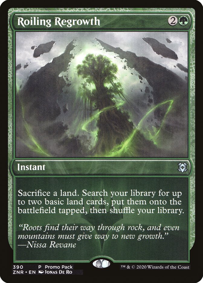 Roiling Regrowth (Promo Pack) [Zendikar Rising Promos] | Empire Gaming NC