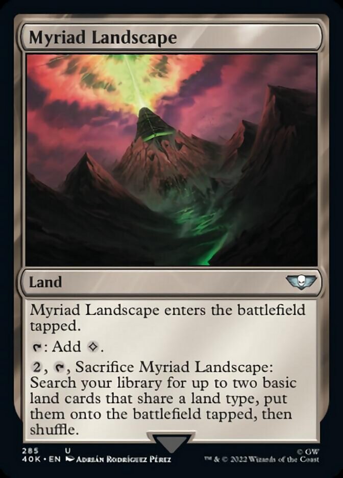 Myriad Landscape (Surge Foil) [Universes Beyond: Warhammer 40,000] | Empire Gaming NC