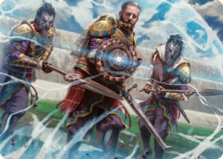 Argivian Phalanx Art Card [Dominaria United Art Series] | Empire Gaming NC