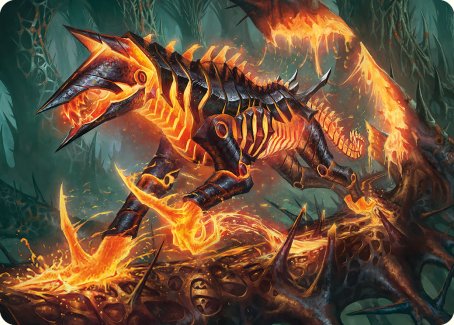 Kuldotha Cackler Art Card [Phyrexia: All Will Be One Art Series] | Empire Gaming NC