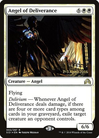 Angel of Deliverance [Shadows over Innistrad Promos] | Empire Gaming NC