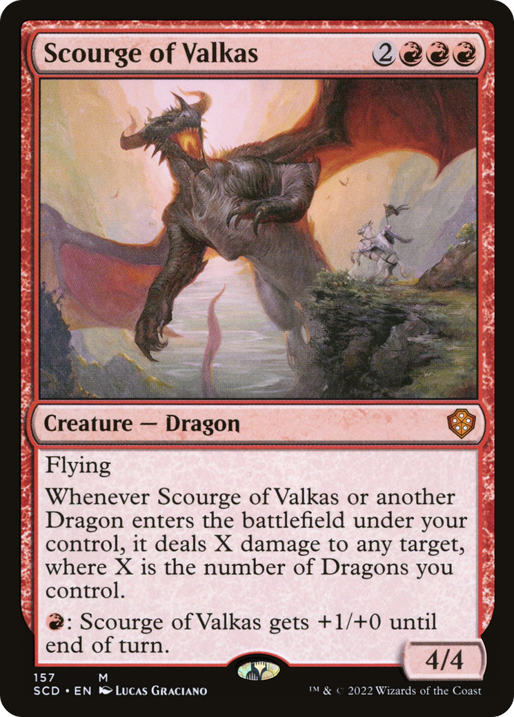 Scourge of Valkas [Starter Commander Decks] | Empire Gaming NC