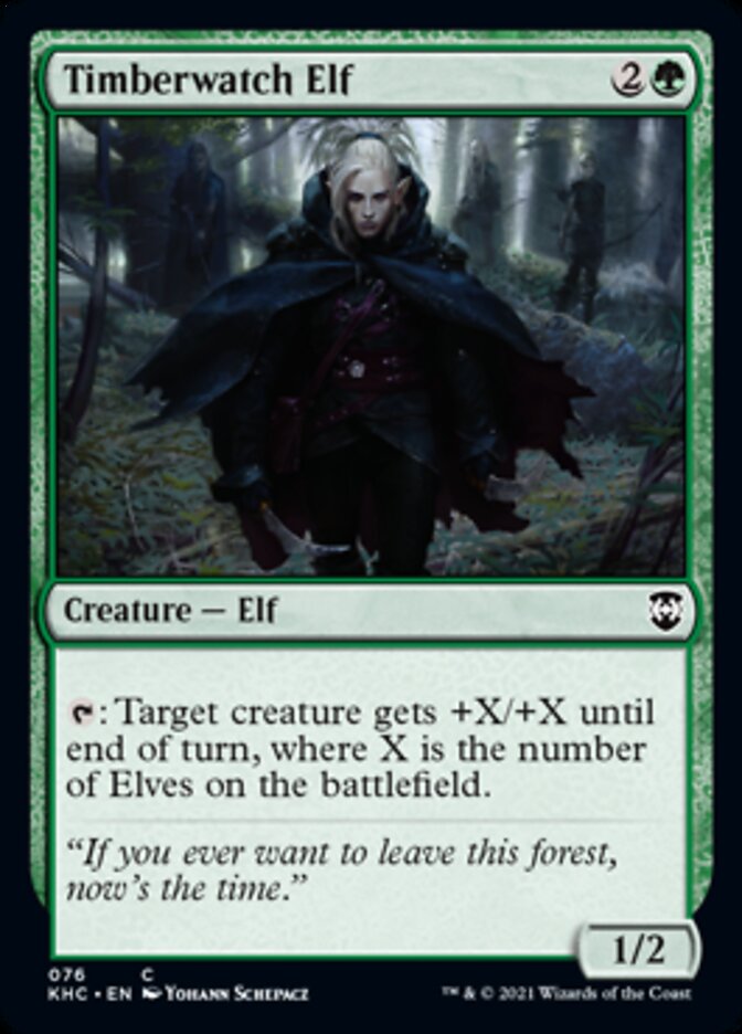 Timberwatch Elf [Kaldheim Commander] | Empire Gaming NC