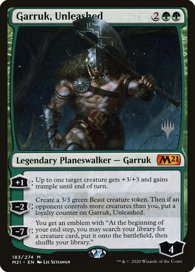 Garruk, Unleashed (Promo Pack) [Core Set 2021 Promos] | Empire Gaming NC