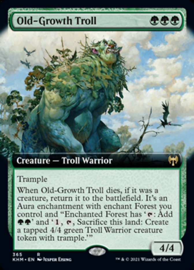 Old-Growth Troll (Extended Art) [Kaldheim] | Empire Gaming NC