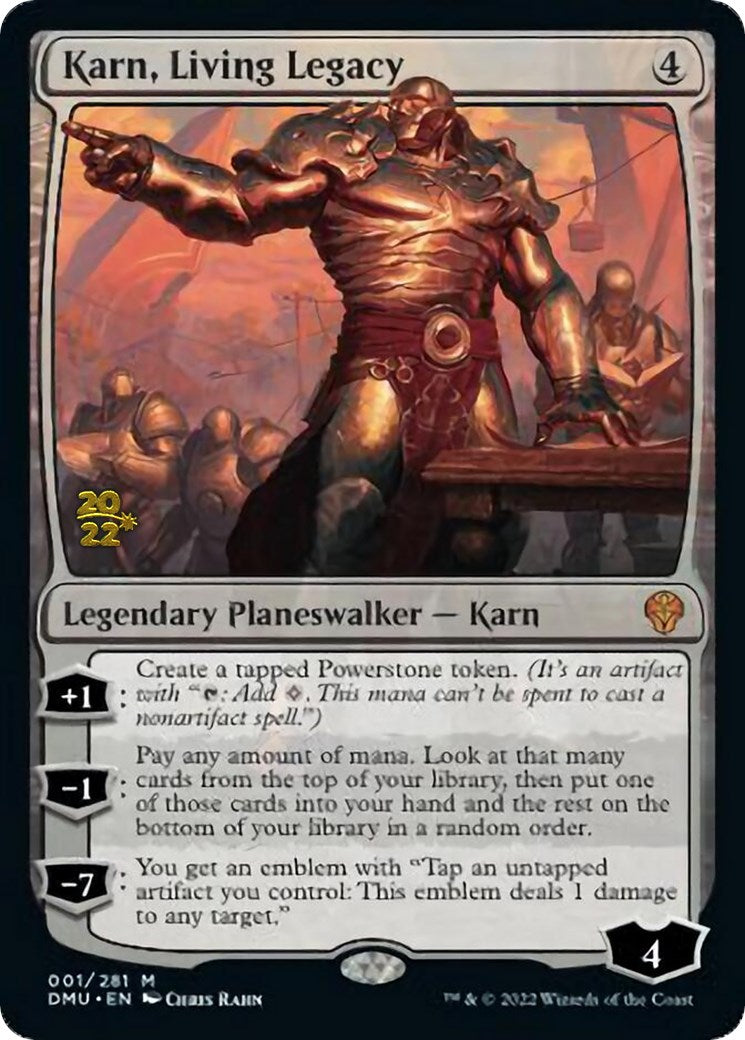 Karn, Living Legacy [Dominaria United Prerelease Promos] | Empire Gaming NC