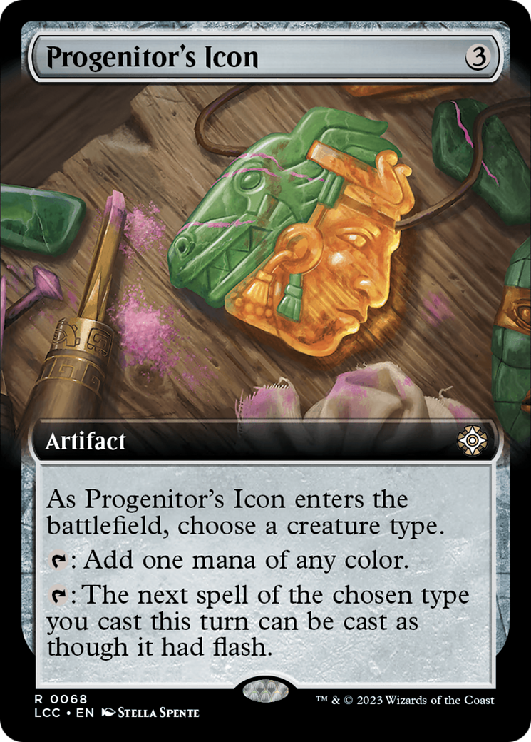 Progenitor's Icon (Extended Art) [The Lost Caverns of Ixalan Commander] | Empire Gaming NC