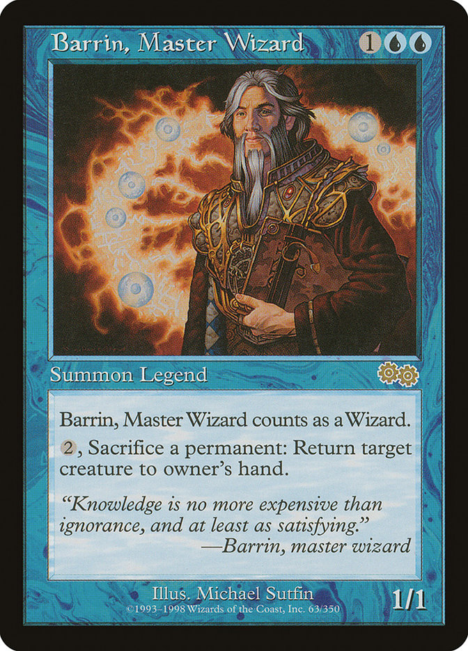 Barrin, Master Wizard [Urza's Saga] | Empire Gaming NC