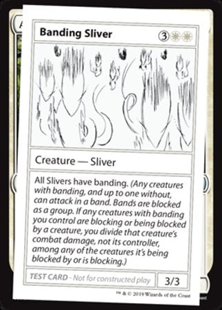 Banding Sliver [Mystery Booster Playtest Cards] | Empire Gaming NC