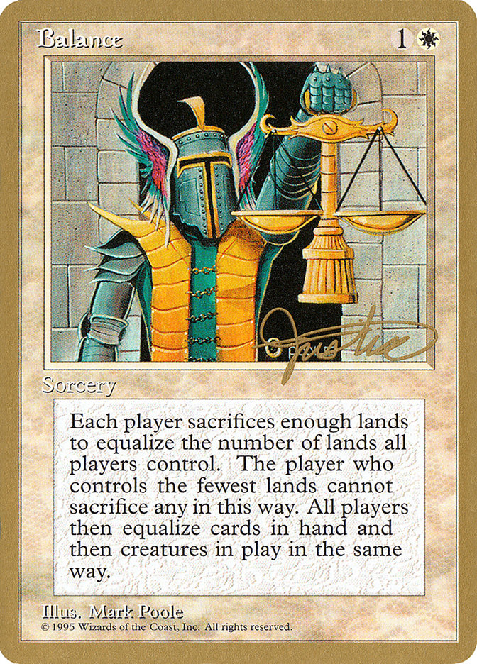 Balance (Mark Justice) [Pro Tour Collector Set] | Empire Gaming NC