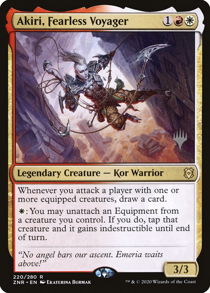 Akiri, Fearless Voyager (Promo Pack) [Zendikar Rising Promos] | Empire Gaming NC