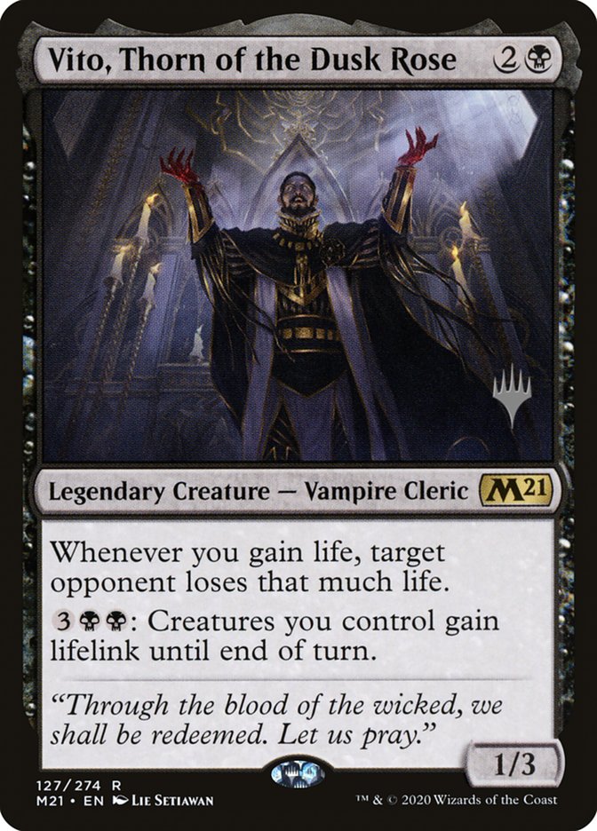 Vito, Thorn of the Dusk Rose (Promo Pack) [Core Set 2021 Promos] | Empire Gaming NC