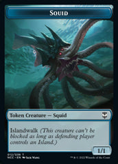 Squid // The Monarch Double-sided Token [Streets of New Capenna Commander Tokens] | Empire Gaming NC