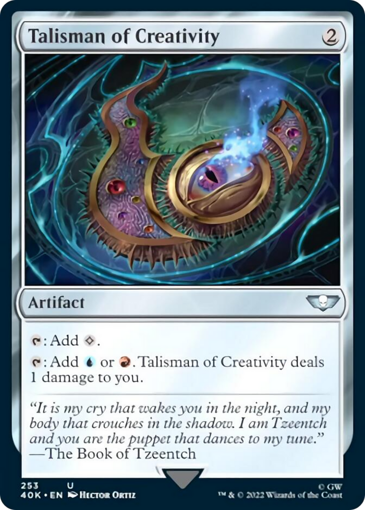 Talisman of Creativity (Surge Foil) [Universes Beyond: Warhammer 40,000] | Empire Gaming NC