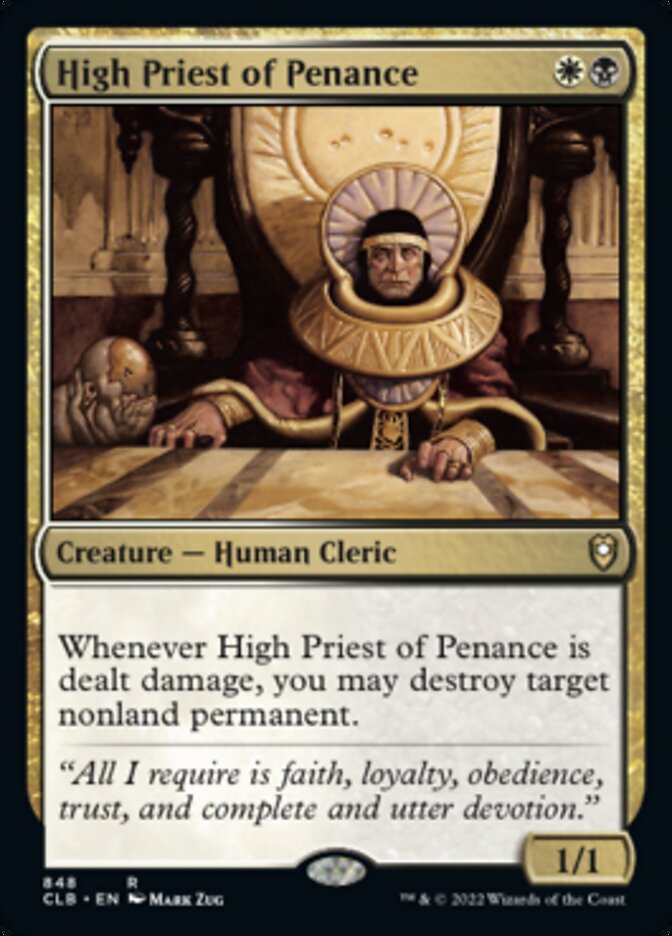 High Priest of Penance [Commander Legends: Battle for Baldur's Gate] | Empire Gaming NC