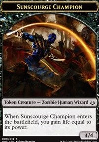 Sunscourge Champion // Cat Double-sided Token [Hour of Devastation Tokens] | Empire Gaming NC