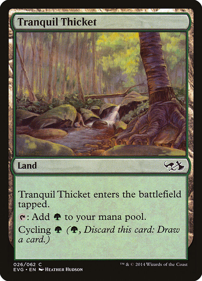 Tranquil Thicket (Elves vs. Goblins) [Duel Decks Anthology] | Empire Gaming NC