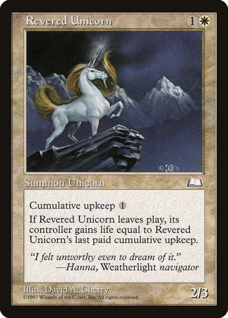Revered Unicorn [Weatherlight] | Empire Gaming NC
