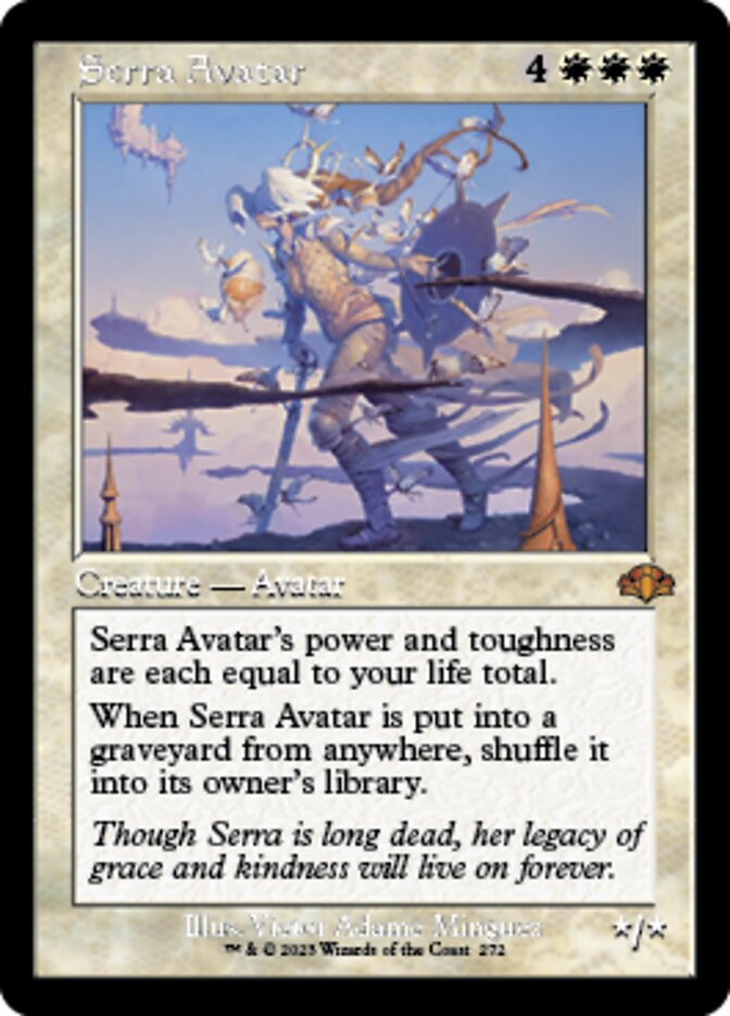 Serra Avatar (Retro) [Dominaria Remastered] | Empire Gaming NC