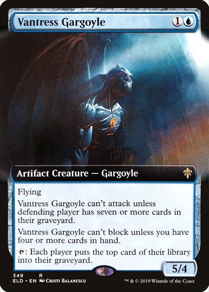 Vantress Gargoyle (Extended Art) [Throne of Eldraine] | Empire Gaming NC