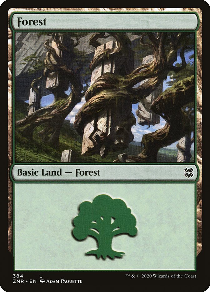 Forest (384) [Zendikar Rising] | Empire Gaming NC