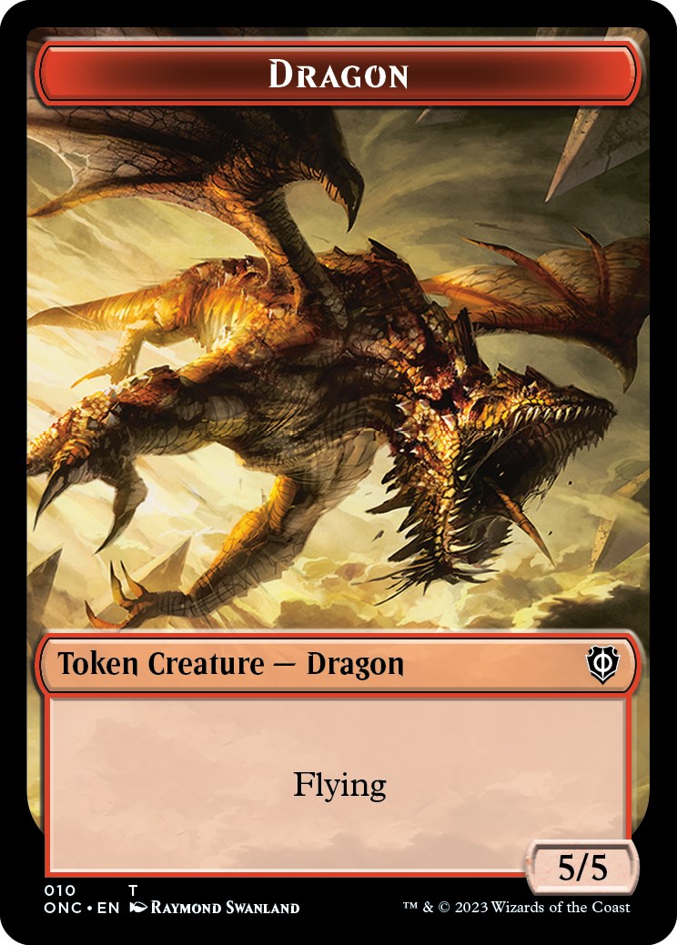 Kobolds of Kher Keep // Dragon Double-Sided Token [Phyrexia: All Will Be One Commander Tokens] | Empire Gaming NC