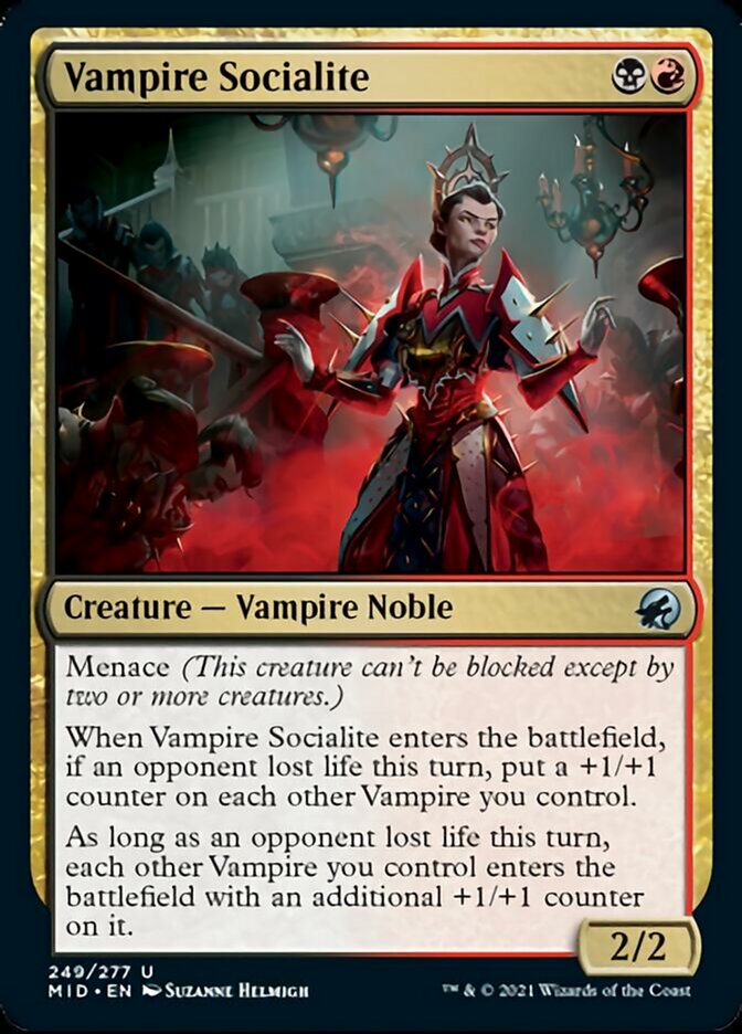 Vampire Socialite [Innistrad: Midnight Hunt] | Empire Gaming NC