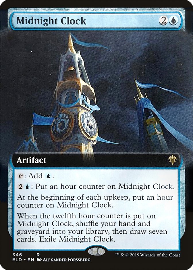 Midnight Clock (Extended Art) [Throne of Eldraine] | Empire Gaming NC