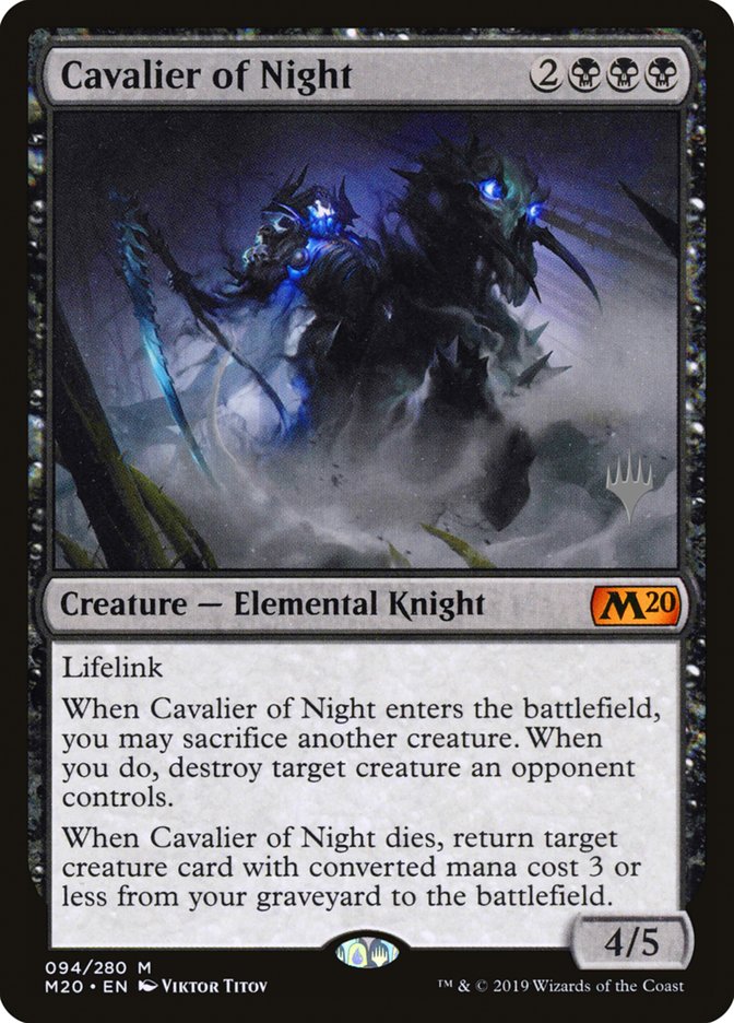 Cavalier of Night [Core Set 2020 Promos] | Empire Gaming NC