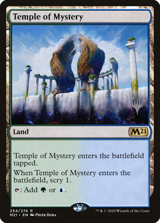 Temple of Mystery (Promo Pack) [Core Set 2021 Promos] | Empire Gaming NC