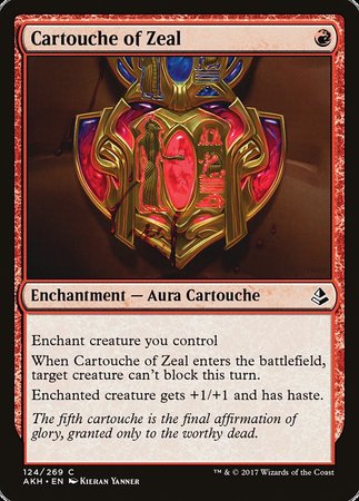 Cartouche of Zeal [Amonkhet] | Empire Gaming NC