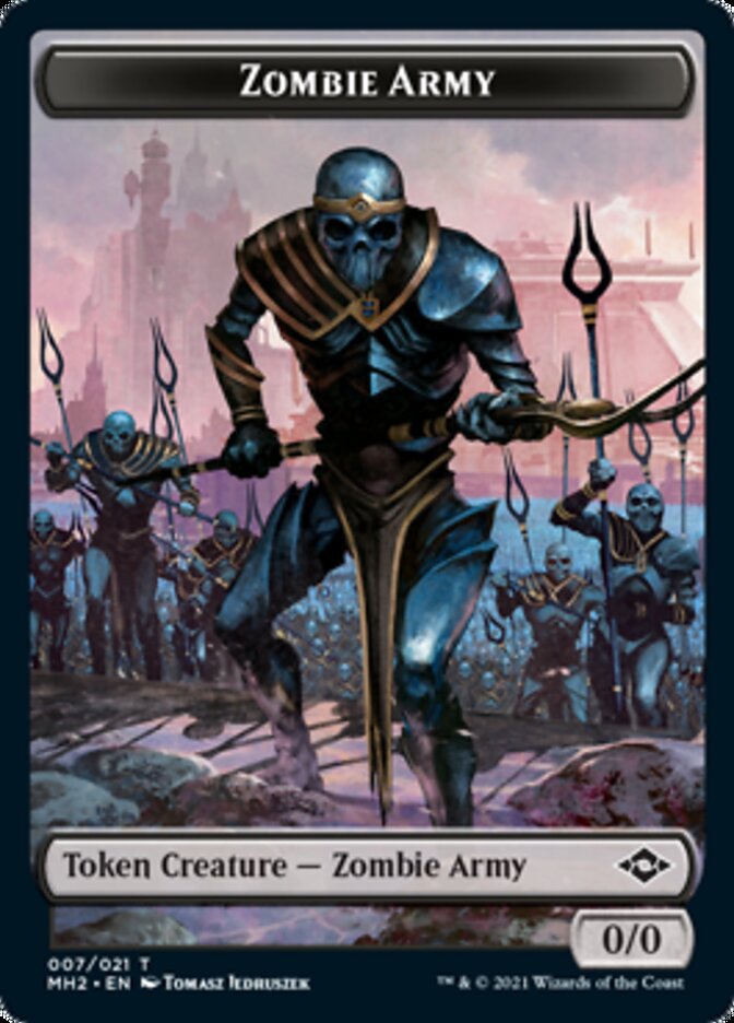 Zombie Army Token [Modern Horizons 2 Tokens] | Empire Gaming NC