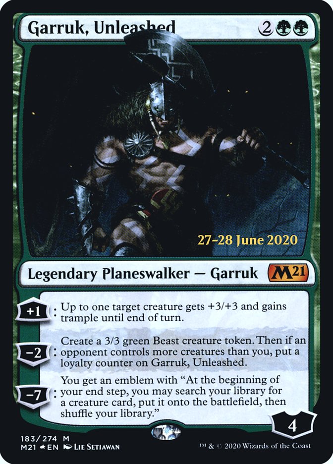 Garruk, Unleashed  [Core Set 2021 Prerelease Promos] | Empire Gaming NC