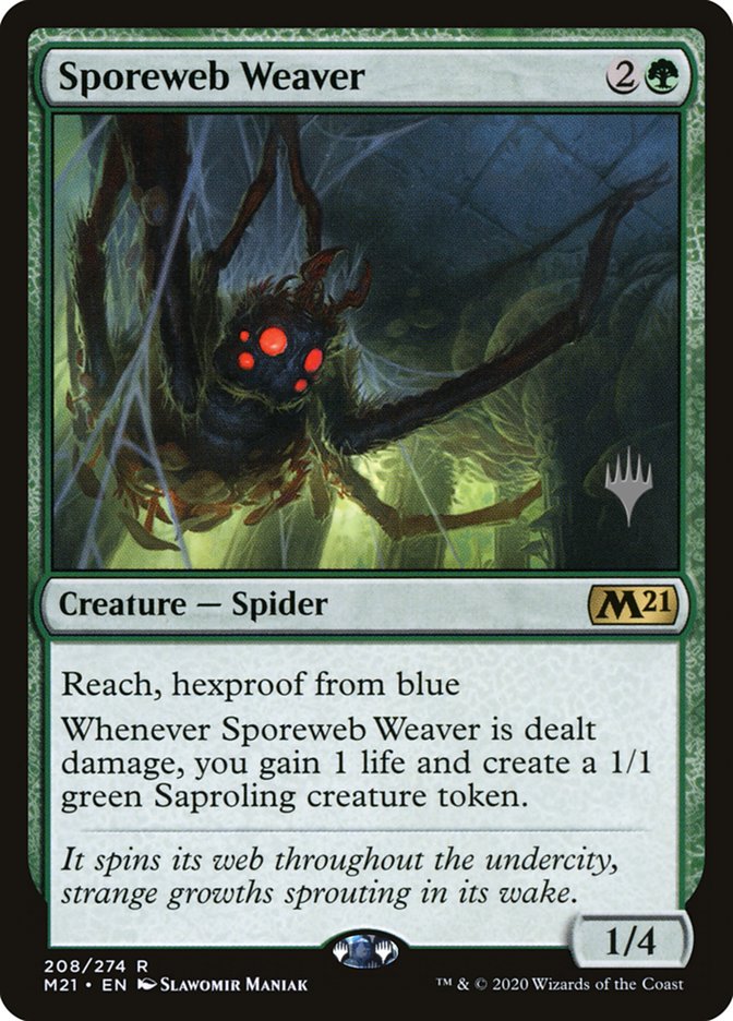 Sporeweb Weaver (Promo Pack) [Core Set 2021 Promos] | Empire Gaming NC