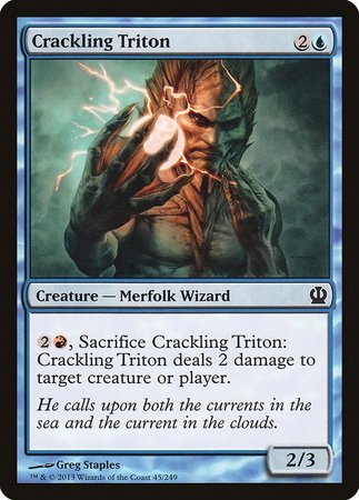 Crackling Triton [Theros] | Empire Gaming NC