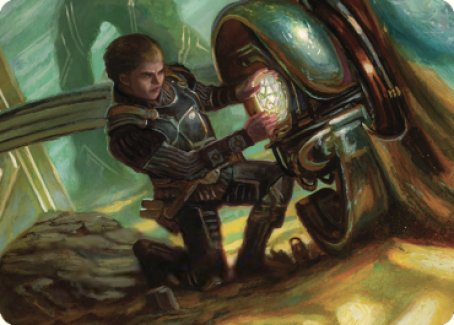 Urza, Powerstone Prodigy Art Card [The Brothers' War Art Series] | Empire Gaming NC