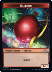 Zombie Employee // Balloon Double-sided Token [Unfinity Tokens] | Empire Gaming NC