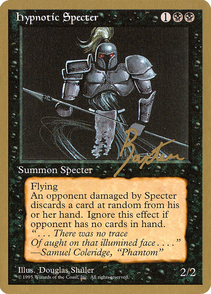 Hypnotic Specter (George Baxter) [Pro Tour Collector Set] | Empire Gaming NC